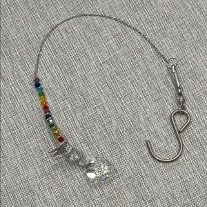 🌈 Colorful Rainbow Crystal Suncatcher with Hook